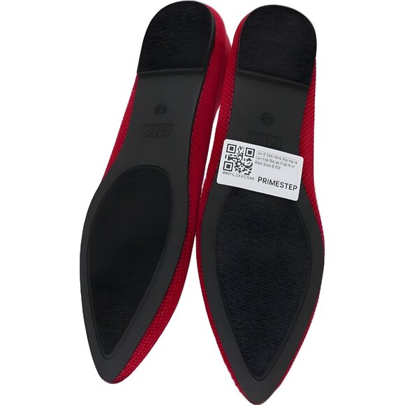 MIA Corrine Knit Ballet Flats Red Women’s Slip-On Comfort Shoes US 8.5M - Picture 6 of 6